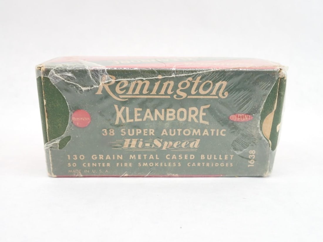 (50) Remington .38 Super Cartridges: In original box
