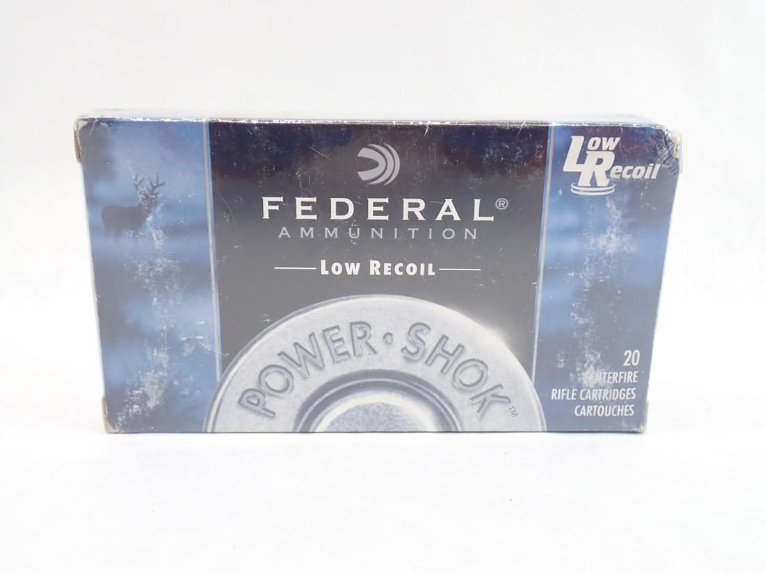 (20) Federal .30-06 Power Shok Low Recoil Cartridges: (20) Federal .30-06 Power Shok Low Recoil Cartridges