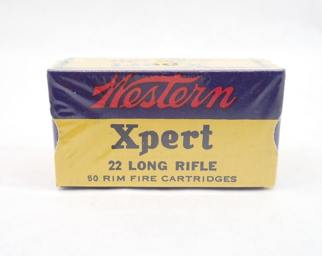 (50) Western .22 LR Cartridges: Excellent Condition, in original box