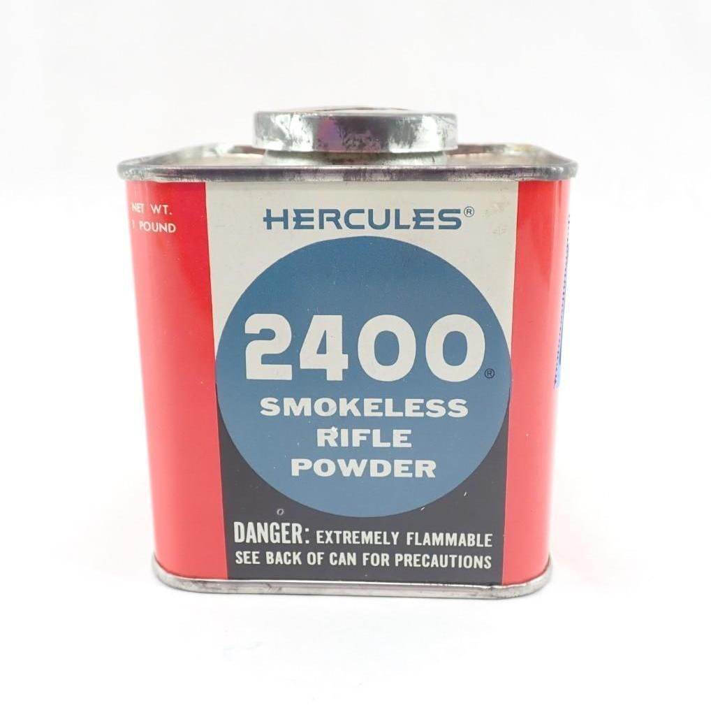 1 lb Tin of Hercules 2400 Smokeless Rifle Powder: Sealed