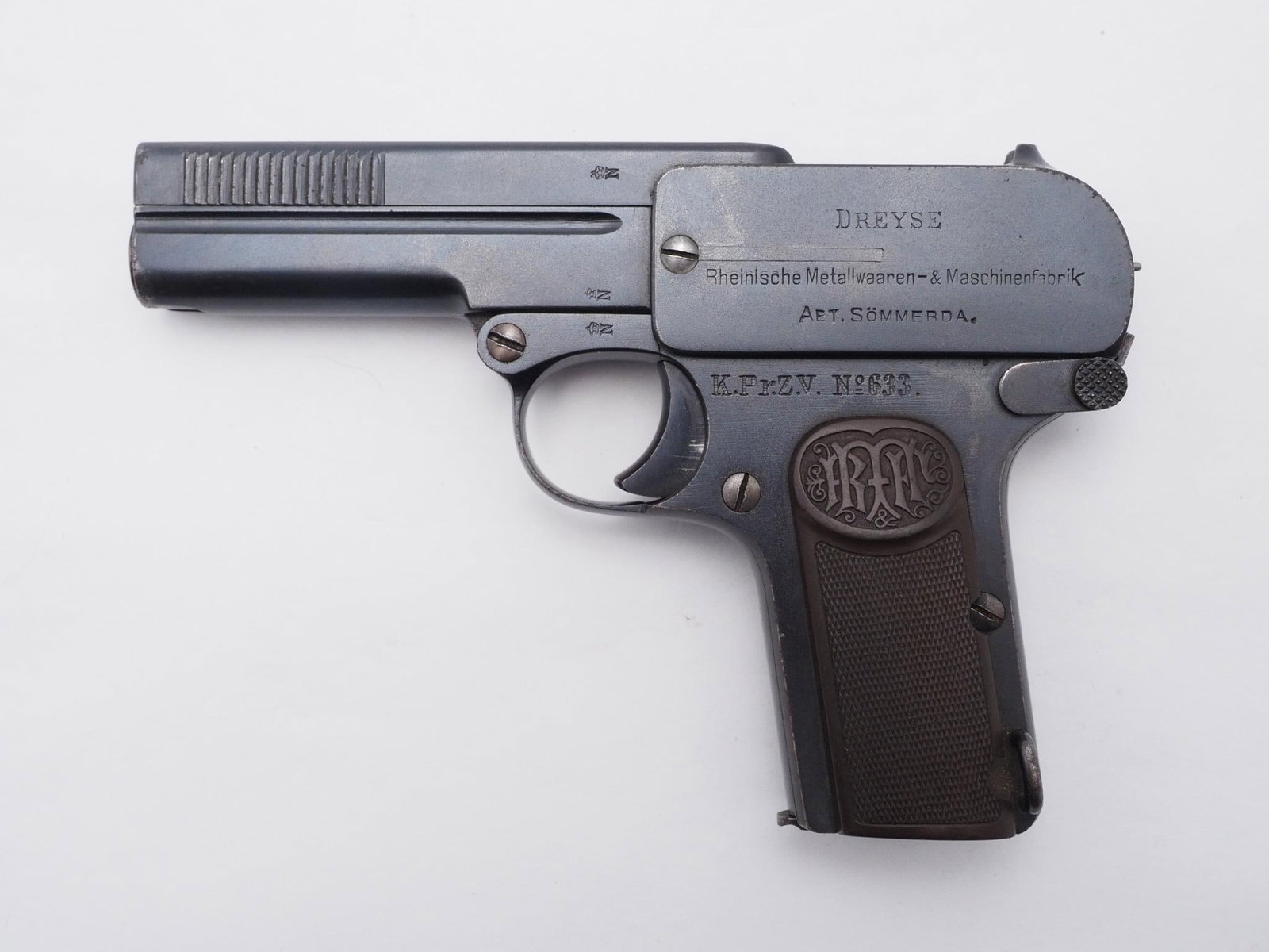 Dreyse 1907 Pistol - 2