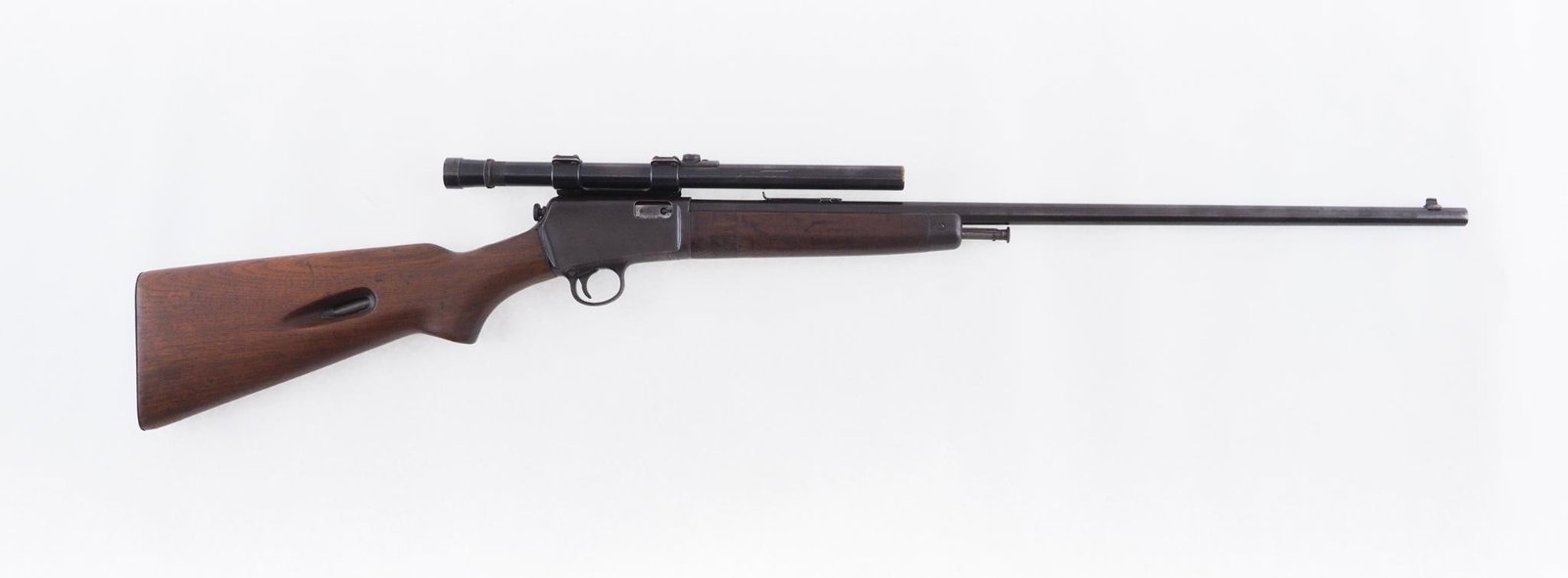 Winchester Model 63 Rifle: SN: 67497A Year of Mfg: 1947 Cal: .22 LR Action Type: Semi-auto Markings: Barrel marked "made in new haven conn. U.S. of America Winchester Proof Steel" and "Winchester Model 63-22L. Rifle-Superspeed