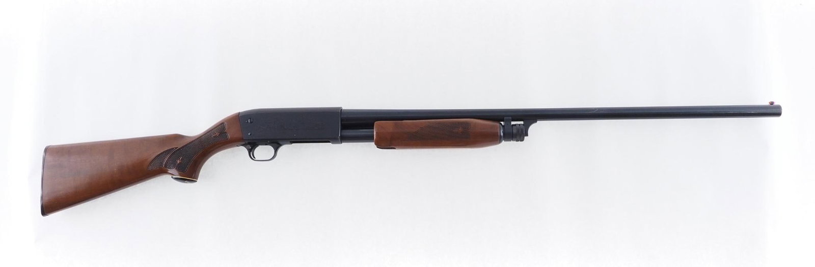 Ithaca Model 37 Shotgun: SN: 381017461 Year of Mfg: 1974 Cal: 12 Ga.. Action Type: Slide Action Markings: Barrel marked "Model 37 featherlight - 12 Ga..- 2 3/4 Chamber - Proof Tested" and "Ithaca Gun Company INC, Ithaca NY