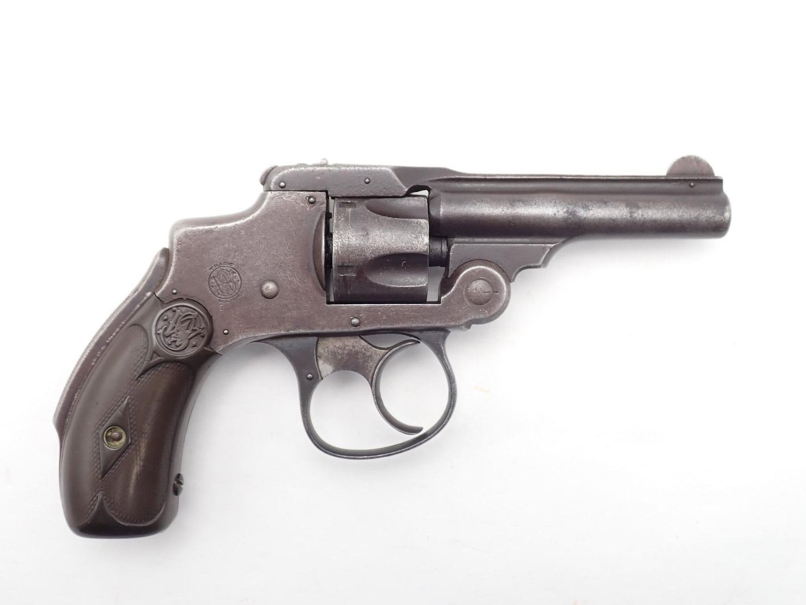 Smith & Wesson Safety Hammerless 1st Model Revolver - 2
