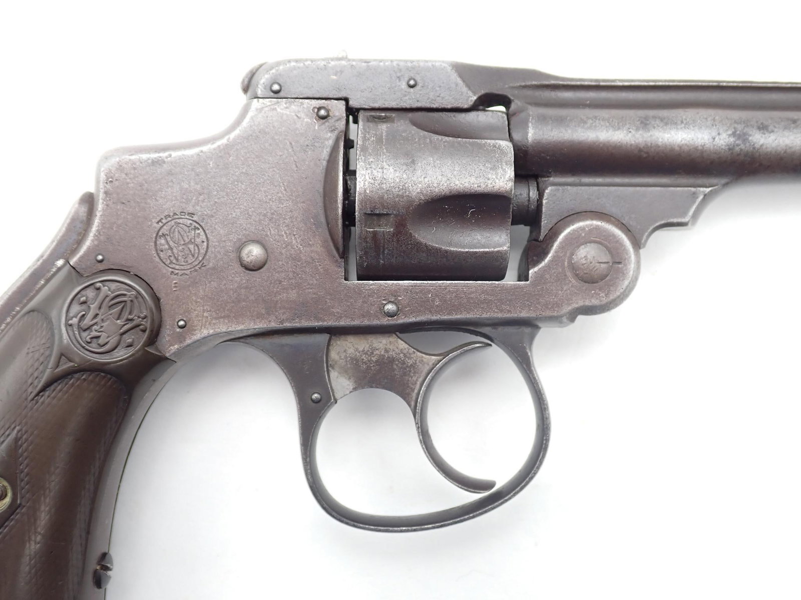 Smith & Wesson Safety Hammerless 1st Model Revolver - 4