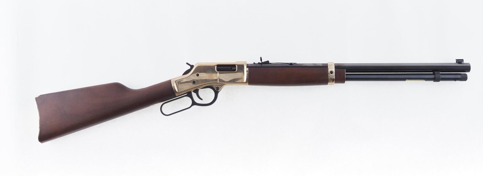 Henry H006 Big Boy Rifle: SN: BB0098813 Year of Mfg: 2015 Cal: .44 Mag / SP Action Type: Lever Action Barrel Length: 20" Sights/Optics: Original open sights Stock: Factory wood stock Finish: Blued ba