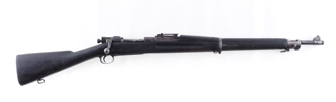 Springfield Armory Model 1903 Rifle: SN: 220296 Year of Mfg: 1906 Cal: .30-06 Action Type: Bolt Action Markings: Receiver marked "U.S. Springfield Armory Model 1903" Barrel marked "S. A. 05 A" with flaming bomb near front sight Barrel