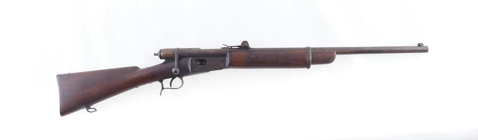 Swiss Vetterli 1869/71 Rifle: SN: 2692 Year of Mfg: 1869-1873 Cal: 10.4 X 38 Action Type: Bolt Action Markings: Marked "V. Sauerbrey in Basel" Barrel Length: 21" Sights/Optics: Original rear, likely replacement front sight Stock: