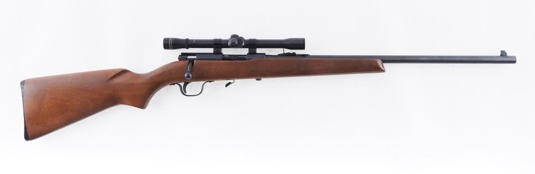 Sears and Roebuck Model 2C Rifle: Cal: .22 S/L/LR Action Type: Bolt Action Barrel Length: 21" Sights/Optics: Original sights and a Ted Williams 4X scope Stock: Original wood stock Finish: Blued Finish Cond: Original Bore: Very Good