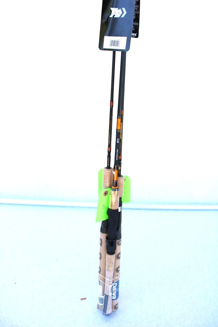 (2) Daiwa Spinmatic & Daiwa Revros LT Rods: 702ULFB and 662MFS