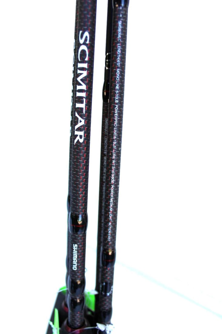(4) Shimano Scimitar Fishing Rods - 3