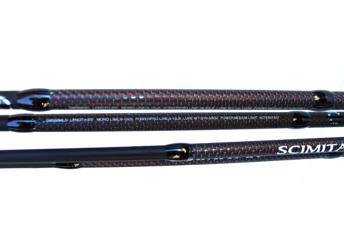 (4) Shimano Scimitar Fishing Rods - 5