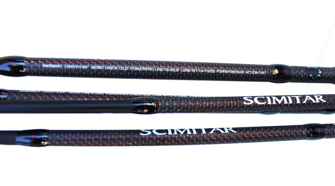 (4) Shimano Scimitar Fishing Rods - 6