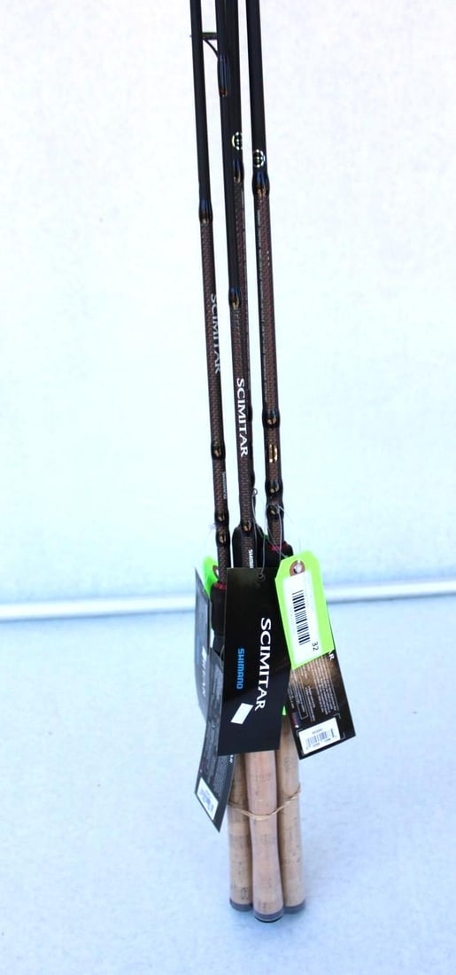 (4) Shimano Scimitar Fishing Rods - 7