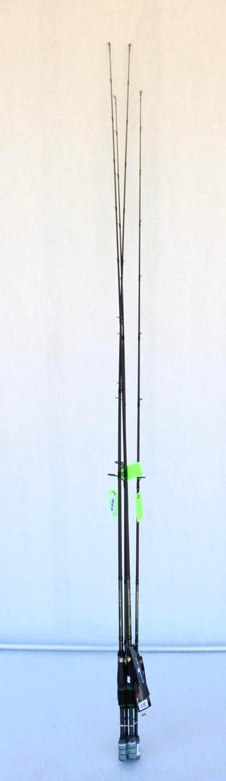 (4) Shimano Clarus Fishing Rods: (2) CSS70ME 7', (2) CSS66ME 6' 6"