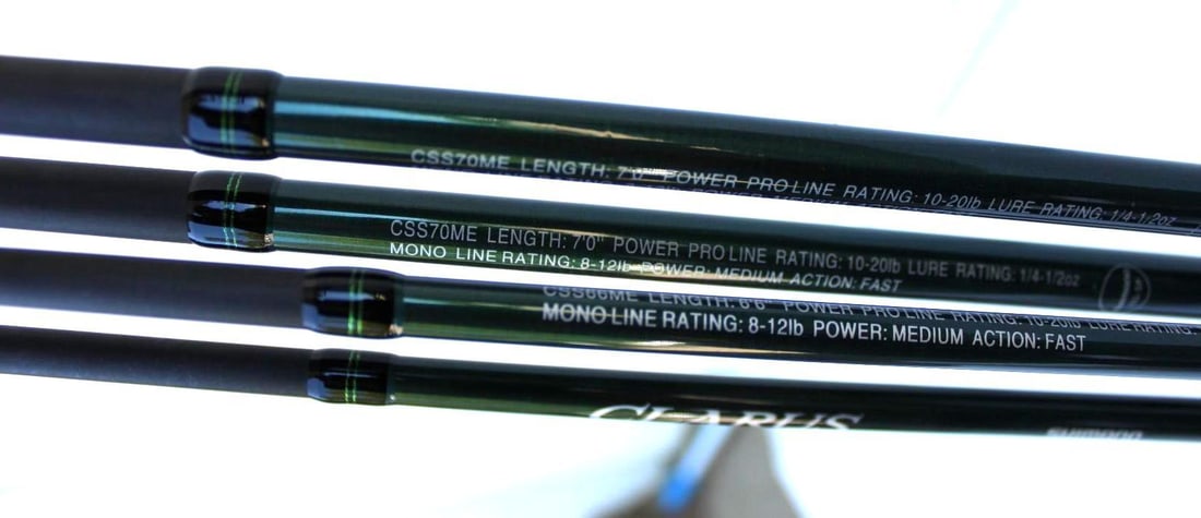 (4) Shimano Clarus Fishing Rods - 3