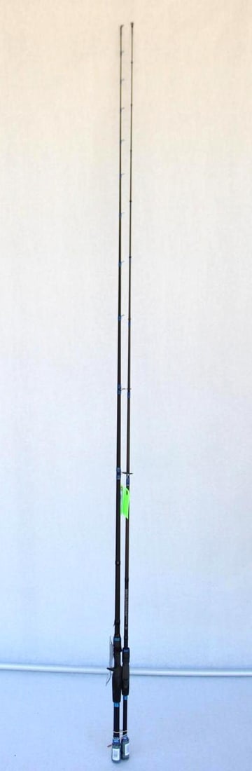 (2) Shimano SLX Fishing Rods: SLXC70MG 7', and SLXS70M 7'