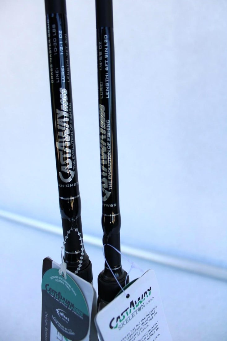 (2) Castaway Skeleton Fishing Rods - 3