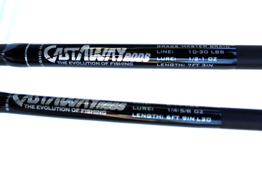 (2) Castaway Skeleton Fishing Rods - 4