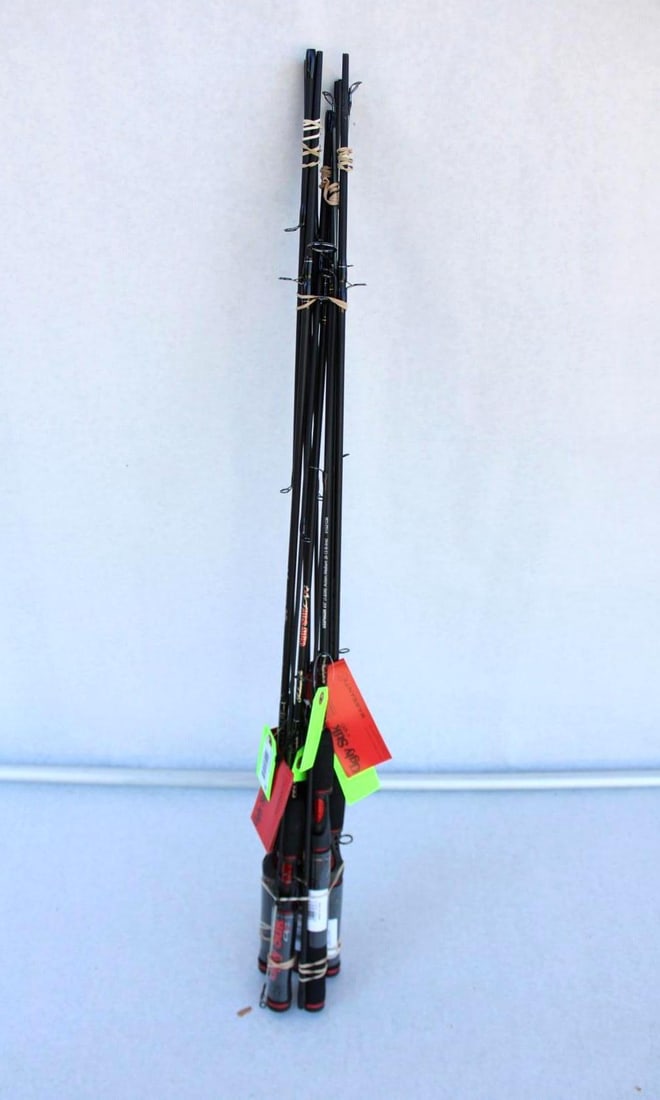 (5) Shakespeare Ugly Stik GX2 Fishing Rods: (4) USCA602M 6', and USSP602M 6', all two part