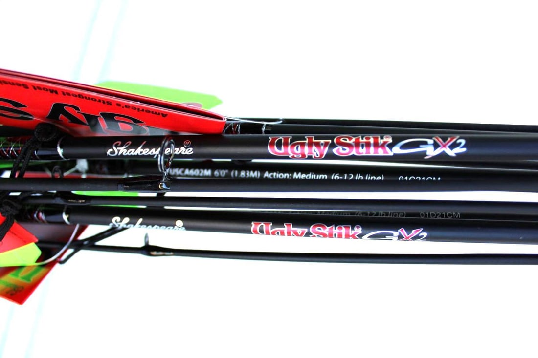 (5) Shakespeare Ugly Stik GX2 Fishing Rods - 3