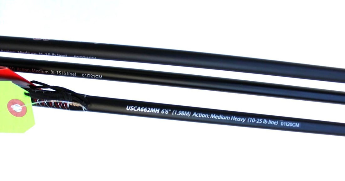 (3) Shakespeare Ugly Stik GX2 Fishing Rods - 2