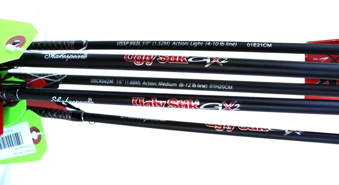 (5) Shakespeare Ugly Stik GX2 Fishing Rods - 3