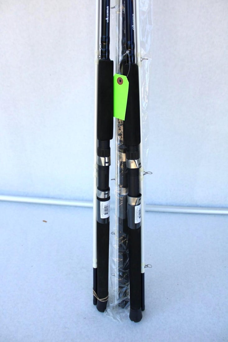 (3) Okuma White Diamond Fishing Rods - 2
