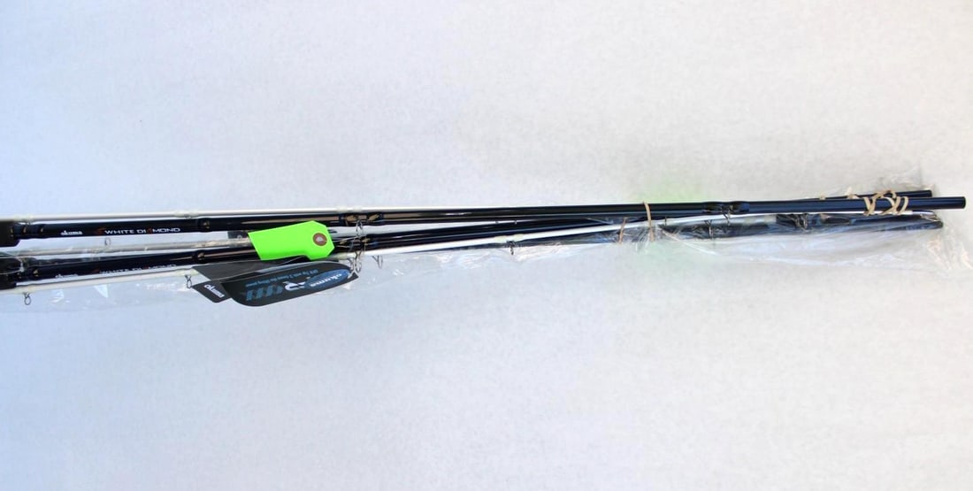 (3) Okuma White Diamond Fishing Rods - 3