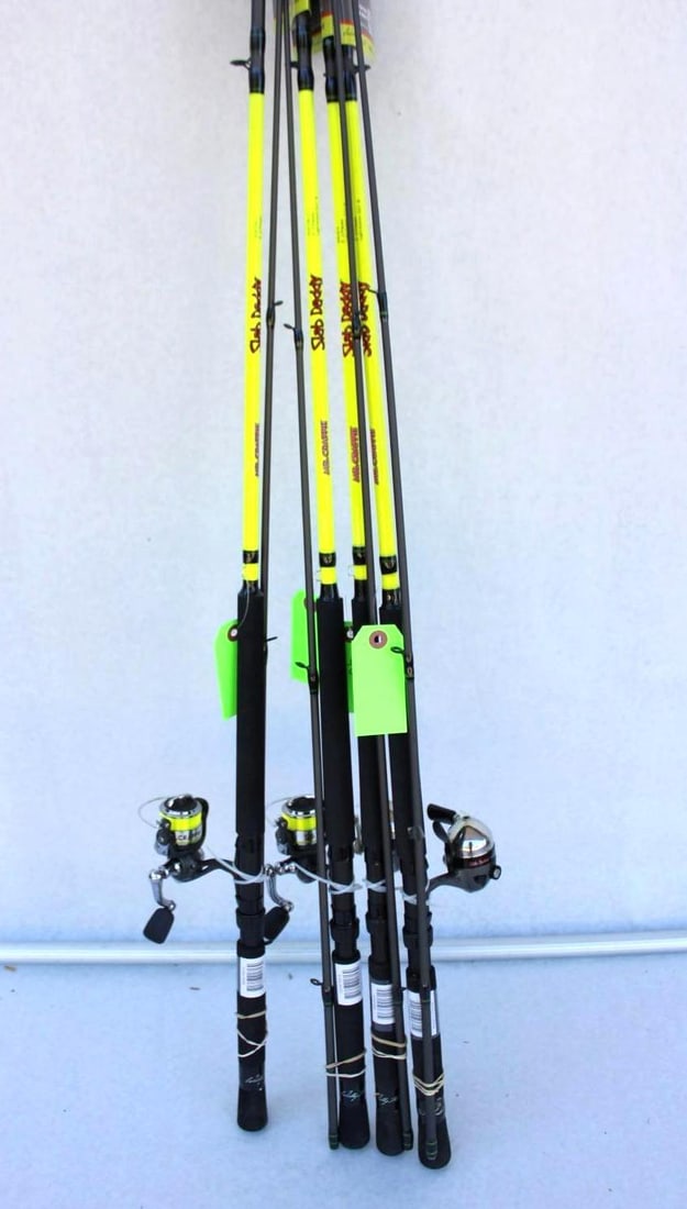 (4) Mr. Crappie Slab Daddy Fishing Rods - 2