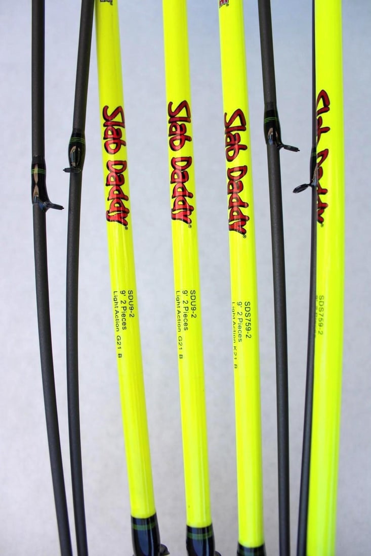 (4) Mr. Crappie Slab Daddy Fishing Rods - 3