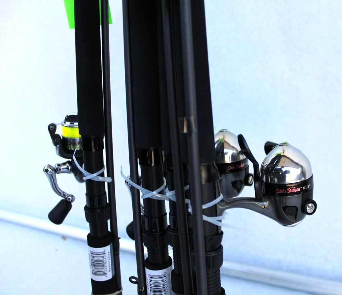 (4) Mr. Crappie Slab Daddy Fishing Rods - 6