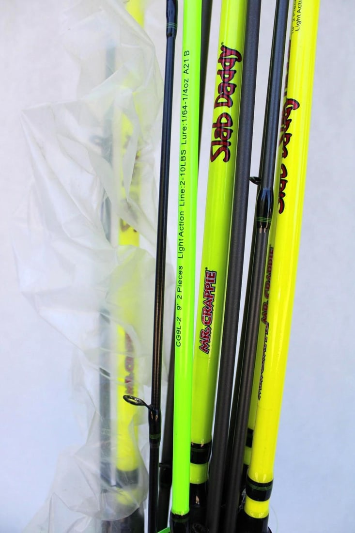 (5) Mr. Crappie Slab Daddy Fishing Rods incl. - 2