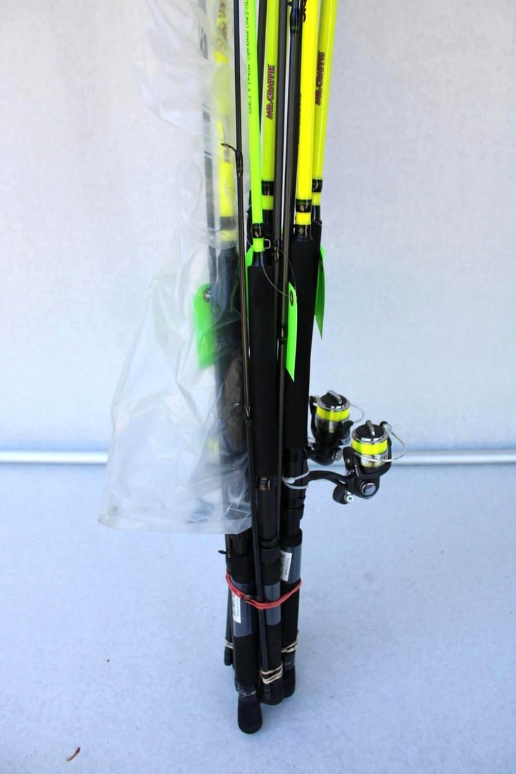 (5) Mr. Crappie Slab Daddy Fishing Rods incl. - 8