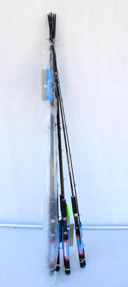 (6) Riversider Fishing Rods: RCB902TRTML, two piece