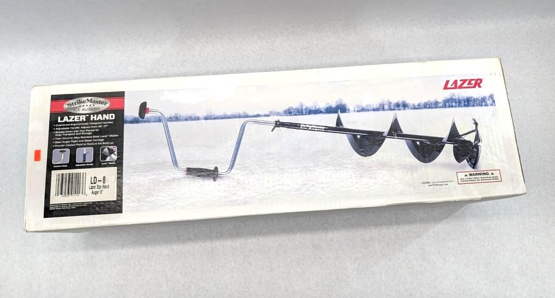 Strikemaster LD-8 Lazer 2-Piece 8" Hand Auger: Appears NIB