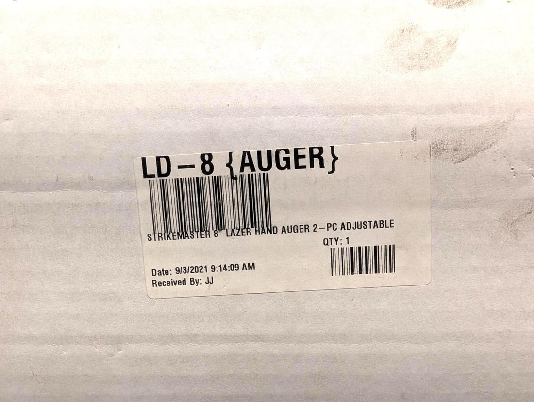 Strikemaster LD-8 Lazer 2-Piece 8" Hand Auger - 2