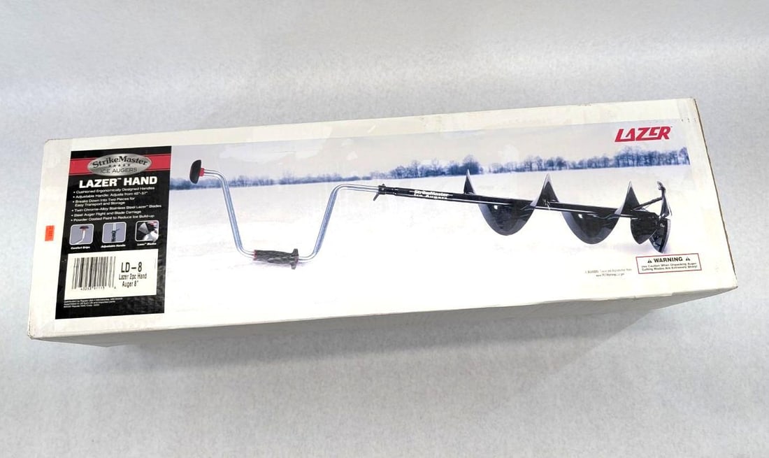 Strikemaster LD-8 Lazer 2-Piece 8" Hand Auger: Appears NIB