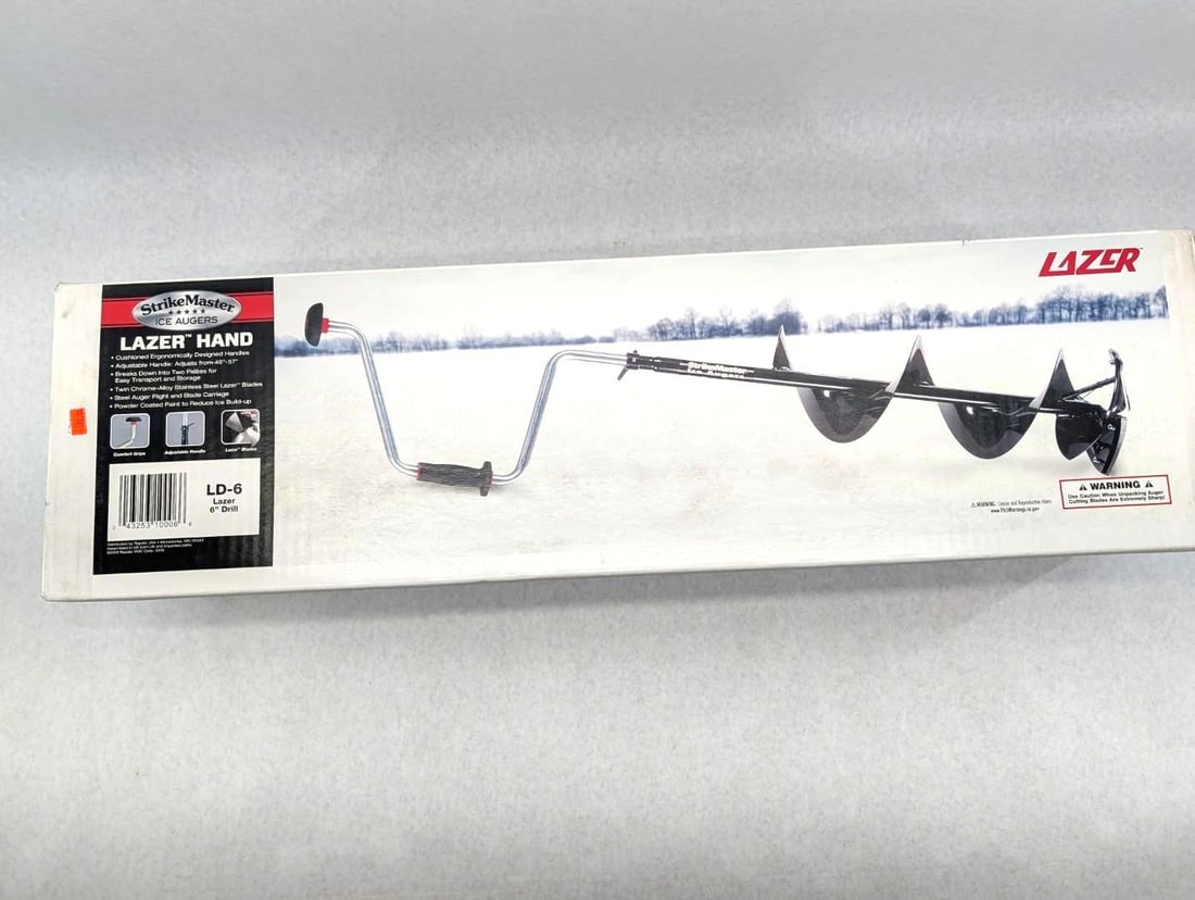 Strikemaster LD-6 Lazer 2-Piece 6" Hand Auger: Appears NIB