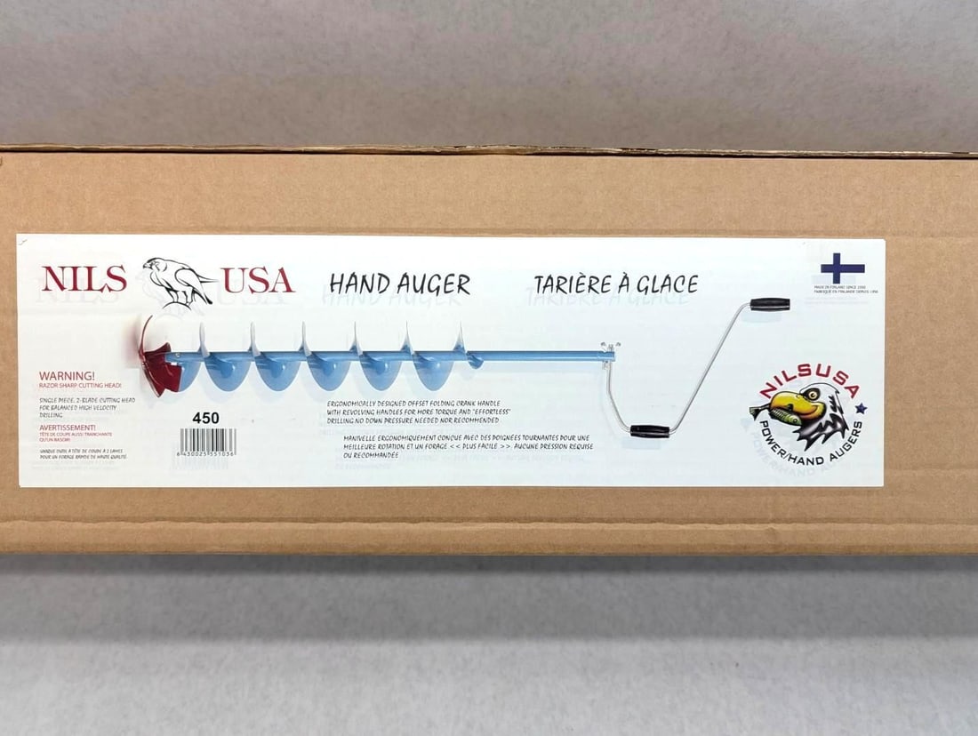 Nils USA Hand Auger Model 450 - 3