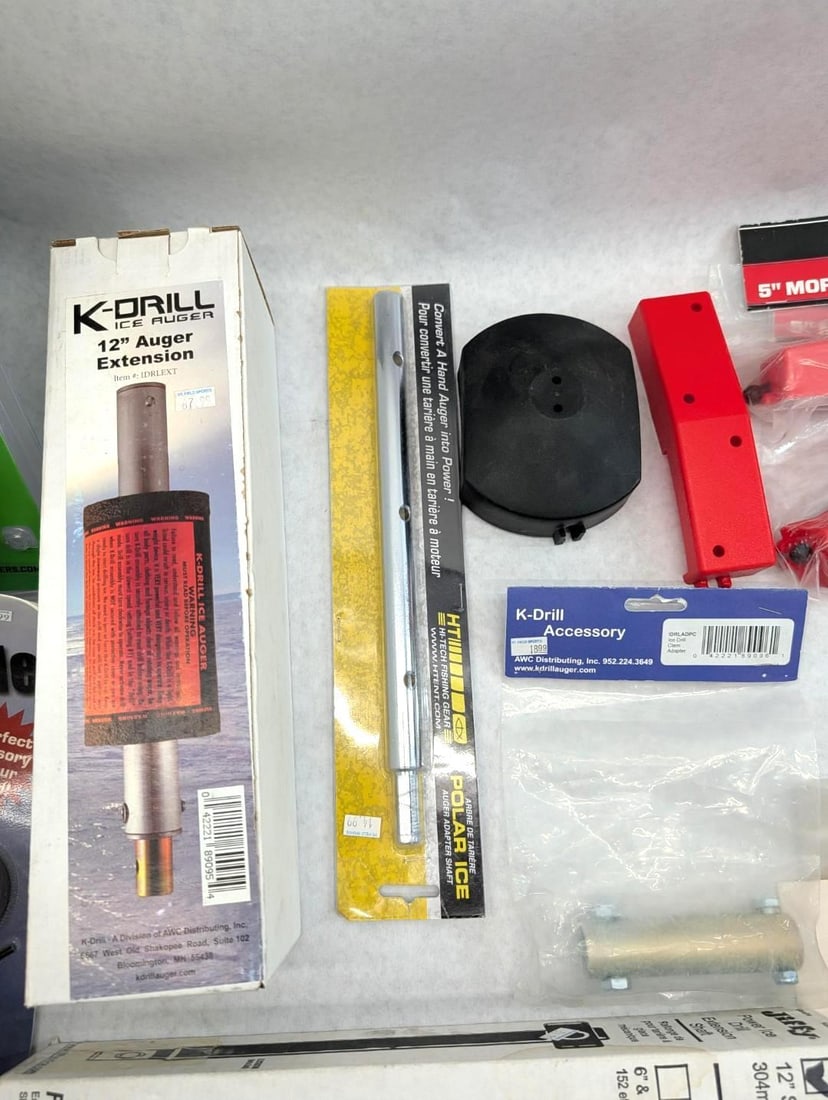 Asst. Ice Auger Accessories - 6