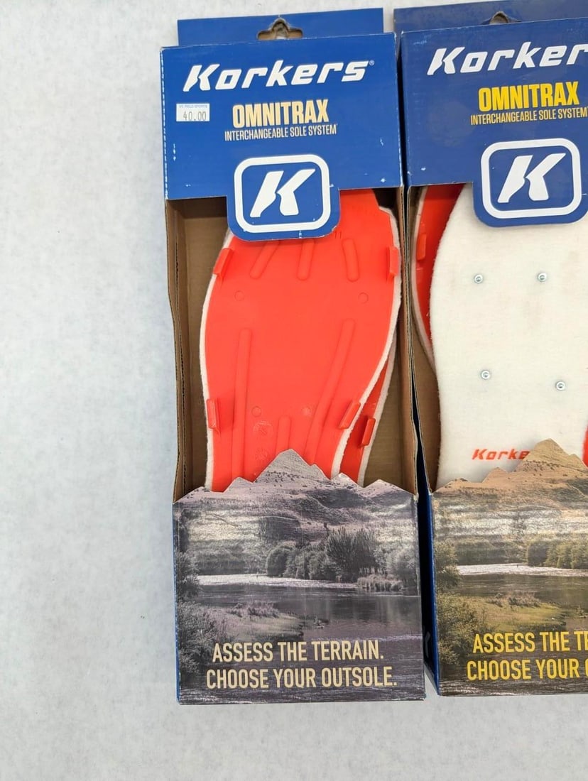 (4) Corkers Interchangeable Sole Systems - 2