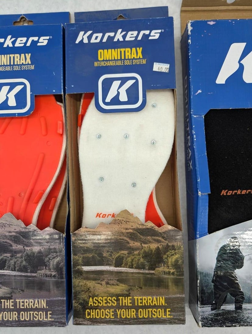 (4) Corkers Interchangeable Sole Systems - 3