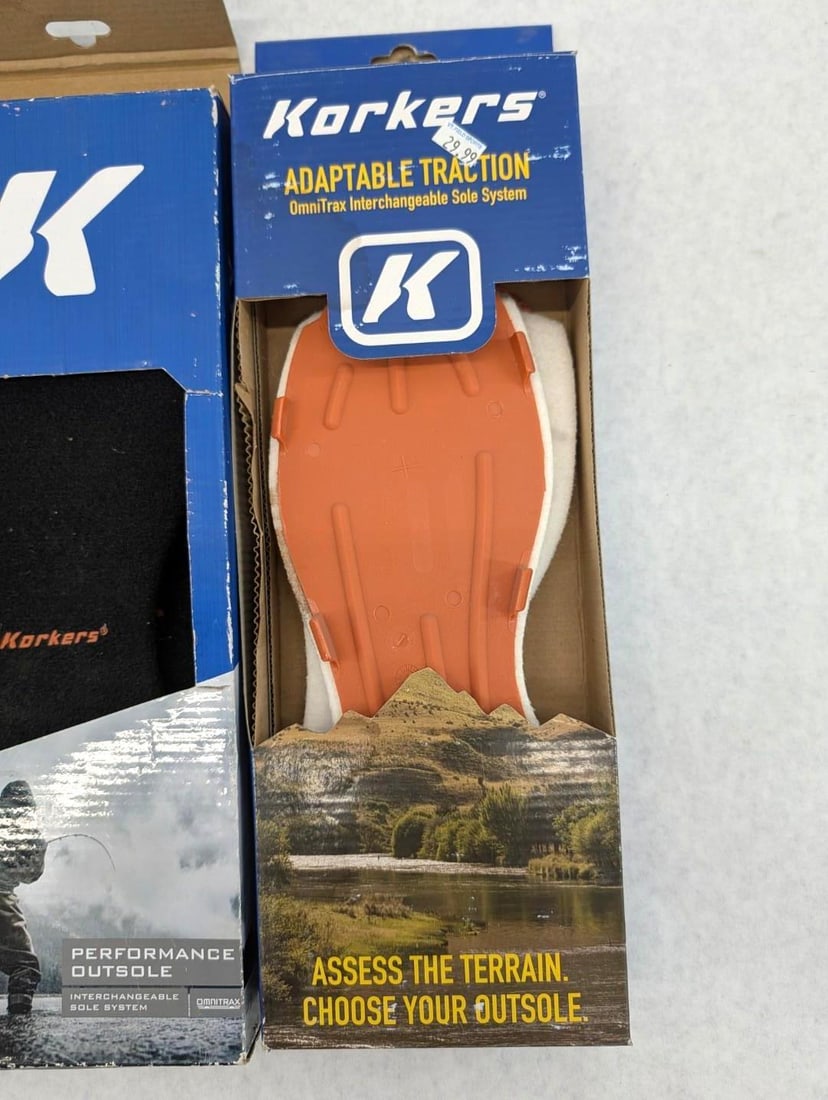 (4) Corkers Interchangeable Sole Systems - 5