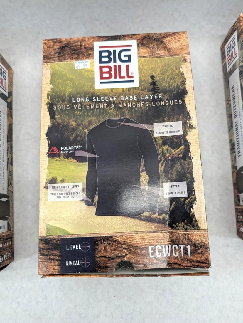 (3) Big Bill Long Sleeve Base Layer - 3
