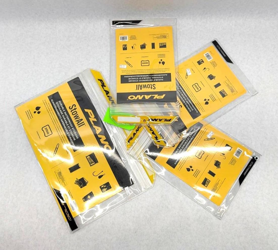 (4) Plano StowAll Waterproof Storage Bags: (4) Plano StowAll Waterproof Storage Bags