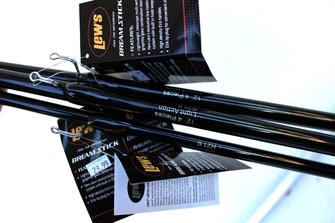 (3) Lew's Bream Stick Fishing Rods - 4