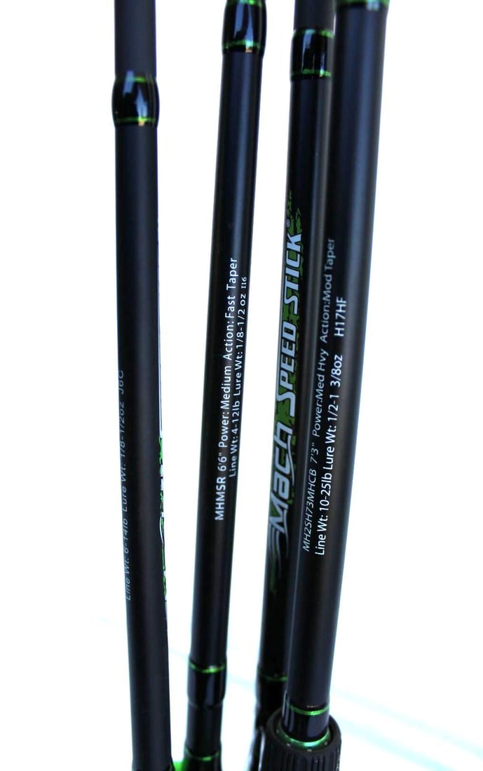(4) Lew's Mach Speed Sticks Fishing Rods - 4