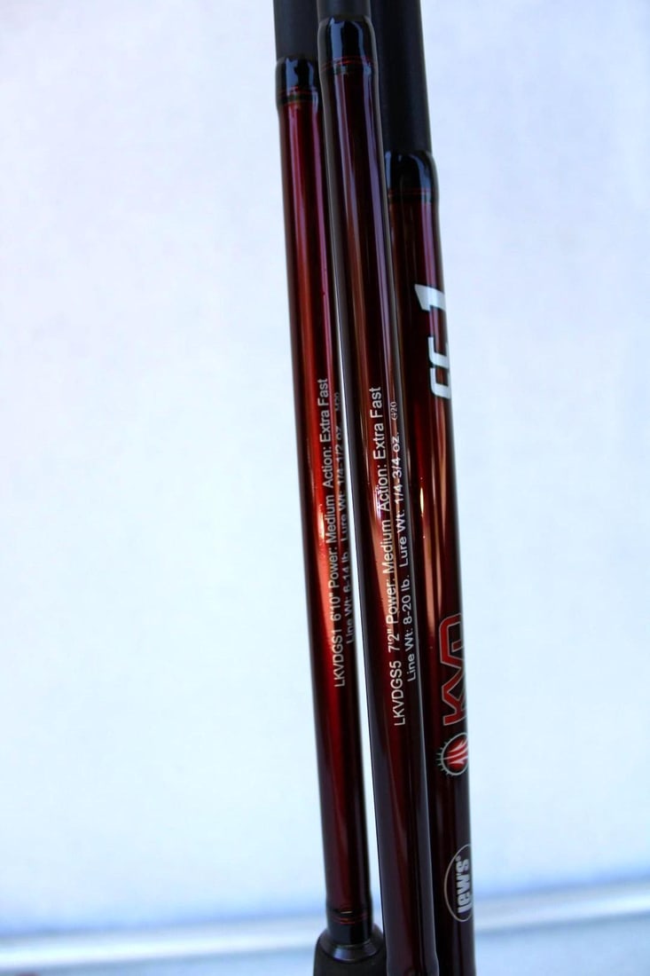 (3) Lew's KVD Fishing Rods - 2