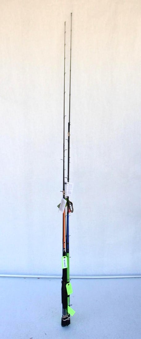 (4) Lew's Asst. Fishing Rods: Mach 2 M2MSR2 7' 2", Speed Stick WMSS90-2 9', Speed Stick AH70MS 7', 1M6 Signature Series WMSO80-2 8'